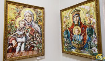 Виставка ікон О.Охапкіна «Від криниці родоводу» в Музеї Гетьманства, 10 січня 2019 р.