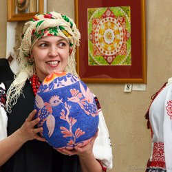 Відкриття виставки «Сонячний Великдень-2017», 8 квітня 2017 року