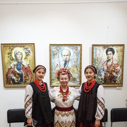 Виставка ікон О.Охапкіна «Від криниці родоводу» в Музеї Гетьманства, 10 січня 2019 р.