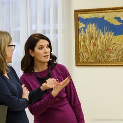 Відкриття виставки «…ЯК СОНЦЕ ЗАСТИГЛО У РАМІ», 9 лютого 2018 р.