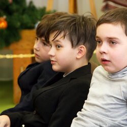 Фото з презентації дитячих новорічних книжок. Видавництво «Братське»