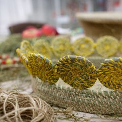 Фото з майстер-класу із травоплетіння, Маргарита Канішева