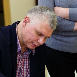 Фото з майстер-класу «Кольорові мазочки, лінії і крапочки. Що з цим робити?», Олег Крець