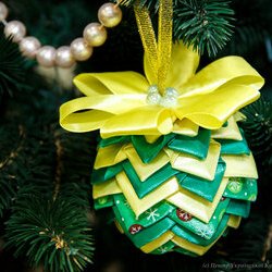 Майстри: Дар'я Семенова та Марина Косач. VI Свято Новорічної Іграшки, 3 - 30.12.2016 р.