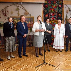 Відкриття виставки «Мистецтво одного села», Національний музей літератури, 8 вересня 2017 р. 