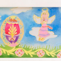 Автор: Олександра Тегенева. Виставка «Сонячний Великдень-2017», 8.04 – 6.05.2017 р.