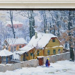 Автор: І.А. Тихий, Виставка живопису «Зима у вікні», 15 - 30.01.2019 р.