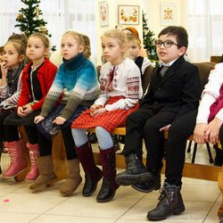 Фото з презентації дитячих новорічних книжок. Видавництво «Братське»