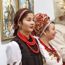 Виставка ікон О.Охапкіна «Від криниці родоводу» в Музеї Гетьманства, 10 січня 2019 р.