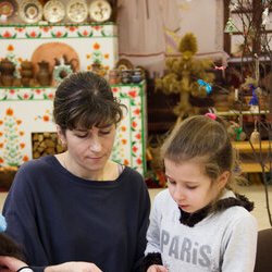 Фото з майстер-класу «Сніжинка-витинанка», Марія Кривець