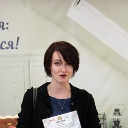 Юлія Васильєва на закритті виставки «Тепла осінь», 29.10.2016 р.