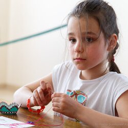 Фото з майстер-класу із виготовлення з бісеру браслету, Наталія Артюхова