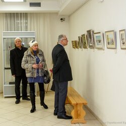 Відкриття виставки «Вишитий живопис Лідії Гончарук», 7 лютого 2018 р.