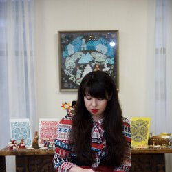 Фото з майстер-класу зі створення новорічної іграшки-янгола, що здійснює бажання, Наталія Тонкаль
