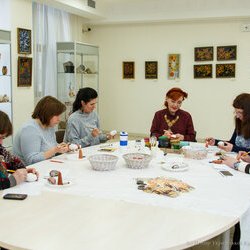 Фото з майстер-класу із розпису гусячого яйця, Олеся Токарська