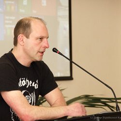 Богдан Олександрович Моця на конференції «Сучасні проблеми музейної та пам'яткоохоронної діяльності», 12 квітня 2017 р.