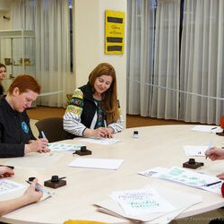 Майстер-клас з каліграфії, Людмила Гжебовська