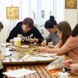 Фото з майстер-класу із виготовлення ангела з соломи, Ольга Денисюк