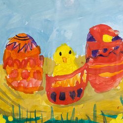 Автор: Платон Нікандров. Виставка «Сонячний Великдень-2017», 8.04 – 6.05.2017 р.