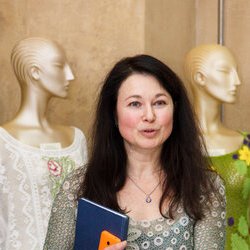 Наталія Дмитренко на відкритті виставки «На рідній на своїй землі...», 28.11.2016 р.