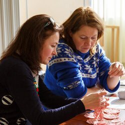 Фото з майстер-класу із в'язання гачком ірландського мережива, Наталія Дмитренко