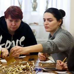 Фото з майстер-класу із виготовлення ангела з соломи, Ольга Денисюк