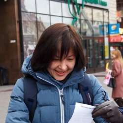 Аліна Акуленко на святкуванні Дня Щастя на Хрещатику, 20 березня 2017 р.