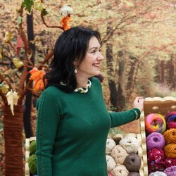 Тетяна Зосімова на підведенні підсумків конкурсу «Моя в'язана мрія»