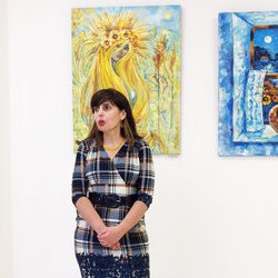 Ангеліна Ісаханова на відкритті виставки « Свято Врожаю-2016 », 3 листопада 2016 р.