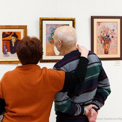 Відкриття виставки «Вишитий живопис Лідії Гончарук», 7 лютого 2018 р.