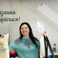 Тетяна Зосімова на закритті виставки «Тепла осінь», 29.10.2016 р.