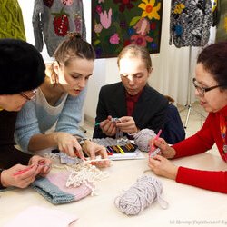 Фото з майстер-класу «В'язання гачком шарфу oversize», Олеся Вершигора