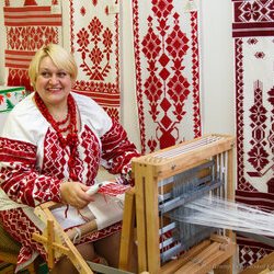Олена Петрова на відкритті виставки «Свято Врожаю-2017», 4 листопада 2017 р.