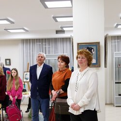 Відкриття виставки «Вишитий живопис Лідії Гончарук», 7 лютого 2018 р.