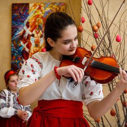Відкриття виставки «Сонячний Великдень-2018», 17 березня 2018 р.