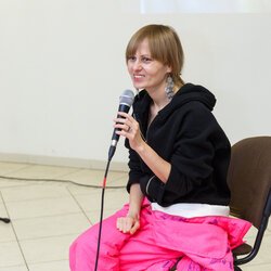 Katya Chilly на презентації проекту «Реалії українського шоу-бізнесу», 23 лютого 2018 р.