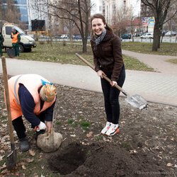 Марія Лукашук. Створення Алеї Щастя, 18 березня 2017 р.