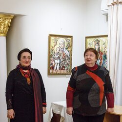 Виставка ікон О.Охапкіна «Від криниці родоводу» в Музеї Гетьманства, 10 січня 2019 р.