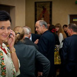 Світлана Долеско - як завжди чарівна і привітна. Досі щось доорганізовує...
