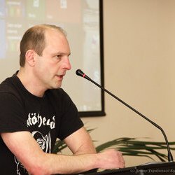 Богдан Олександрович Моця на конференції «Сучасні проблеми музейної та пам'яткоохоронної діяльності», 12 квітня 2017 р.