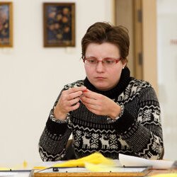 Фото з майстер-класу із валяння з шерсті картини «Акварель», Світлана Клименко