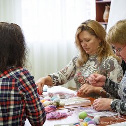 Фото з майстер-класу із в'язання «Ця загадкова клітинка…», Наталія Дмитренко