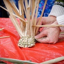 Фото з майстер-класу із виготовлення з рогози личака для подарунків, Ірина Контар