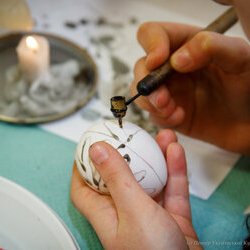 Фото з майстер-класу із писанкарства «Хвостики ластівки», Тетяна Коновал