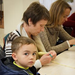 Фото з майстер-класу «В'язання гачком корзини з трикотажної пряжі», Анна Попович