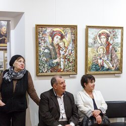 Виставка ікон О.Охапкіна «Від криниці родоводу» в Музеї Гетьманства, 10 січня 2019 р.