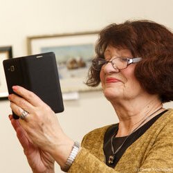 Відкриття виставки «Вишитий живопис Лідії Гончарук» в Музеї Гетьманства, 10 грудня 2018 р.