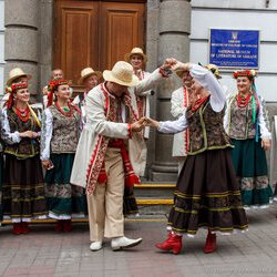 Відкриття виставки «Мистецтво одного села», Національний музей літератури, 8 вересня 2017 р. 