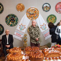Відкриття виставки «Мистецтво одного села», Національний музей літератури, 8 вересня 2017 р. 
