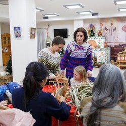 Фото з майстер-класу із виготовлення з рогози личака для подарунків, Ірина Контар